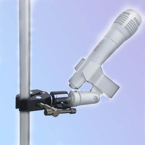 مشبك السلطعون المفصل 1/4 "Mini Ball Head to 5/8" الخيط - حامل قابل للتعديل للميكروفونات ، لـ Insta360 x5 x3 x2 ، الكاميرات ، الأضواء in Kuwait