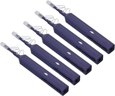 Fiber Optic Cleaner Pen LC MU 5Pcs Non Destructive High Efficiency Cleaning Tool for SC FC ST Connectors with 800+ Clean Times in Saudi Arabia