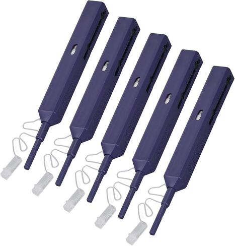 Fiber Optic Cleaner Pen LC MU 5Pcs Non Destructive High Efficiency Cleaning Tool for SC FC ST Connectors with 800+ Clean Times in Saudi Arabia