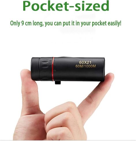 Adult High-Definition Telescope Binoculars - Eco-Friendly Rubber Monoculars for Hiking, Mountaineering, and Bird Watching in Saudi Arabia