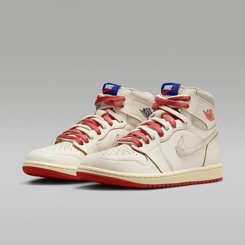 Air Jordan 1 High OG Rare Air Women’s Shoes (DB4612-100 ، Sail/Light Bone/Cinnabar) in Saudi Arabia