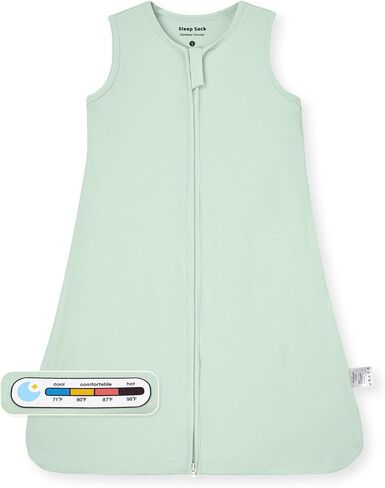 Viscose Made From Bamboo Baby Sleep Sack 0.5 Tog Wearable Blanket, Super Soft Sleeping Bag for Babies in Saudi Arabia