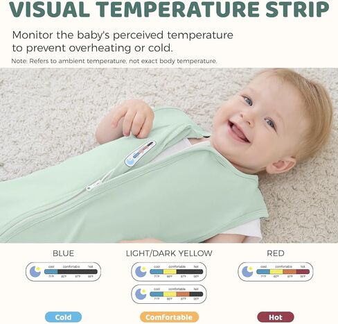 Viscose Made From Bamboo Baby Sleep Sack 0.5 Tog Wearable Blanket, Super Soft Sleeping Bag for Babies in Saudi Arabia