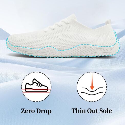 Barefoot Shoes Women Sneakers Tennis Gym Zero Drop Lightweight Breathable Women’s Trail Shoes Yoga Minimalist Walking Sneaker in Saudi Arabia