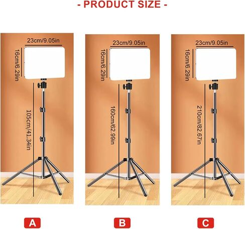 LED Photography Video Light Panel Kits Tripods Stand RGBs for Live Streaming and Shootings in Saudi Arabia