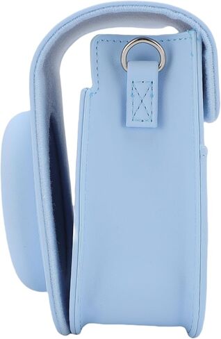 Zopsc camera camera came for mini12/mini11 ، حقيبة تخزين جلدية بو مع إغلاق مغناطيسي وحزام كتف قابل للتعديل ، حقيبة crossbody للفيلم (الأرجواني) in Kuwait