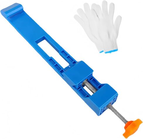 Adjustable Cutting Machine Base Guide,Plastic Precision Wood Cutting Guide with Screw Adjustable Electric Circular Saw Milling Positioning Clamp for Wood Tile Precision Cutting Tasks，12.5Inch(Blue) in Saudi Arabia