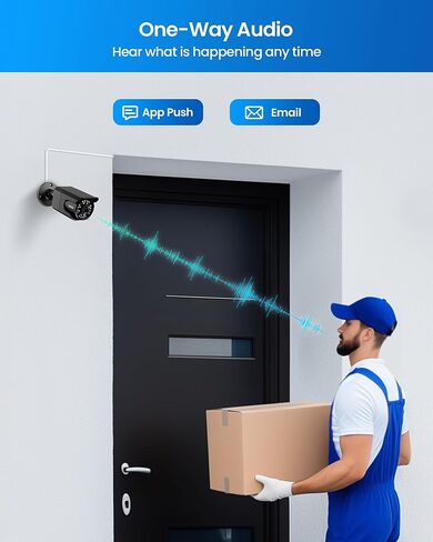 Zosi 2Pack 4K 8MP Camera Poe IP Bullet مع كابل إيثرنت 100 قدم ، مع الصوت ، اكتشاف الإنسان ، رؤية ليلية 100 قدم ، عدسة 4.0 مم ، زاوية عرض 110 درجة ، IP66 مقاومة للعوامل الجوية (اعمل فقط مع 4K PO لدينا in Kuwait