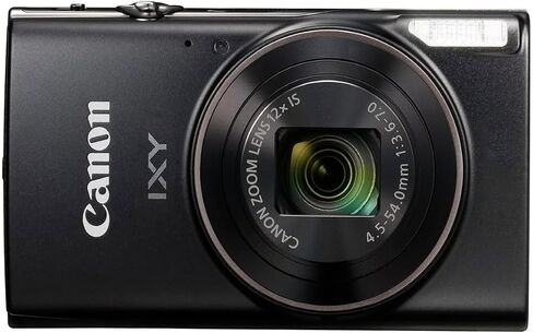 Canon Powershot IXY 650 / ELPH 360 20.2MP Point and Shoot Digital Camera (Black) w/ 6.5’’ Tripod, Extra Battery, Case and 64 GB Memory (Renewed) in Saudi Arabia
