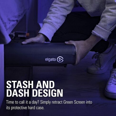 Elgato Green Screen - Collapsible Chroma Key Backdrop, Wrinkle-Resistant Fabric (Renewed) in Saudi Arabia