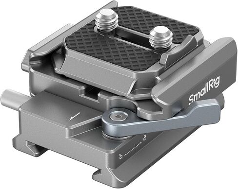 SMALLRIG Quick Release Plate for Arca, for DJI RS 4/RS 4 Pro/RS3/RS 3 Pro/RS 3 mini/RS 2/RSC 2, HawkLock H38 Quick Release Mount Plate Kit, Anti-Drop & Anti-Deflection (Not for RS 4 Mini) in Saudi Arabia