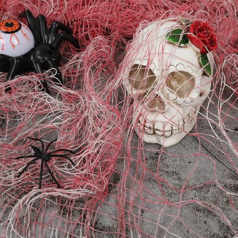 1 PC Red Bloody Halloween Creepy Cloteby ، 71 "× 30" منزل مسكون زخرفة شاش زاحف ، قماش عصبي معلق ديكور عيد الهالوين لطفر في الهواء الطلق جدار الجدار الرعب لوازم الحفلات تحت عنوان الحفلات in Saudi Arabia