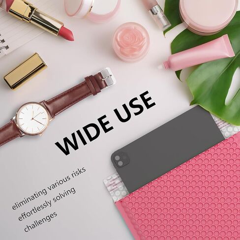 8.5 x 11 Inch Bubble Mailer 40 Pack, Waterproof Padded Envelopes with Strong Self-Seal Adhesive, Cushioning Shipping Bags with Bright Color for Small Business - Hot Pink in Saudi Arabia