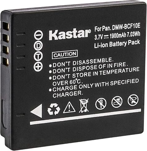 بطارية Kastar X3 لـ Panasonic DMW-BCF10 LUMIX DMC-TS2 DMC-TS3 DMC-TS4 DMC-F2 DMC-F3 DMC-FH1 DMC-FH3 DMC-FH25 DMC-FH-FH22 DMC-FS6 DMC-FS12 DMC-FS DMC-FT1 DMC-FP8 DMC-FX700 in Saudi Arabia