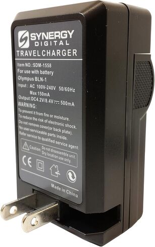 SDBLN1C Lithium-ion Ultra عالية السعة (1220mAh 7.4V) بطارية قابلة لإعادة الشحن ومجموعة الشاحن-استبدال بطارية Olympus BLN-1 والشاحن in Saudi Arabia