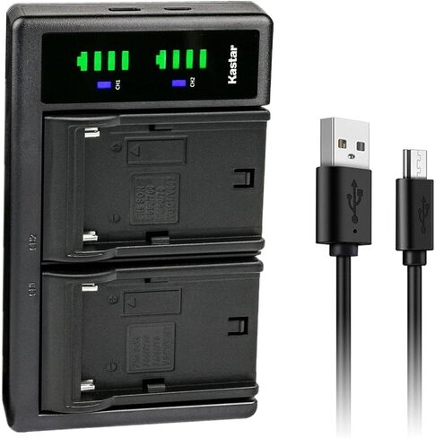 Kastar 1-Pack NP-F980EXP Battery وشاحن USB LTD2 متوافق مع DSR-V10 EVO-250 DKC-FP3GV-A100 GV-A500 GV-A500E GV-A700 GV-D200 GV-D300 GV-D700 GV-D800 GV-HDR-AAX in Saudi Arabia