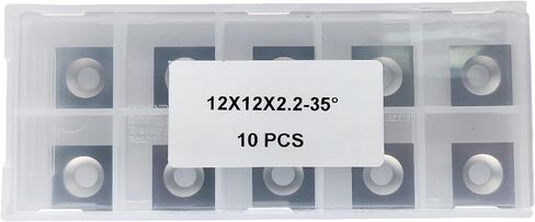 إدراج قاطع كربيد بديل 12 مم (12mmx12mm x2.2 مم) 35 ° لاتخاذ نوبات العمل الخشبية لرأس قاطع الاستبدال الحلزوني الحلزوني ، 3pcs in Kuwait