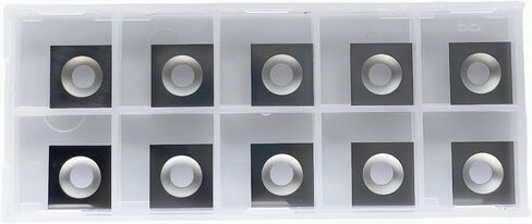 إدراج قاطع كربيد بديل 12 مم (12mmx12mm x2.2 مم) 35 ° لاتخاذ نوبات العمل الخشبية لرأس قاطع الاستبدال الحلزوني الحلزوني ، 3pcs in Kuwait