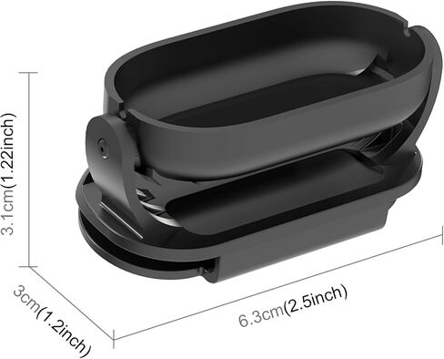 إكسسوارات مقطع قبعة مقطع مقطع مغناطيسي لـ Insta360 Go 3S / Go 3 ، Insta GO3 Hat Clips Mount Sports Camera Cap Clamp ثابت ، إطار سكني كاميرا الحركة in Kuwait