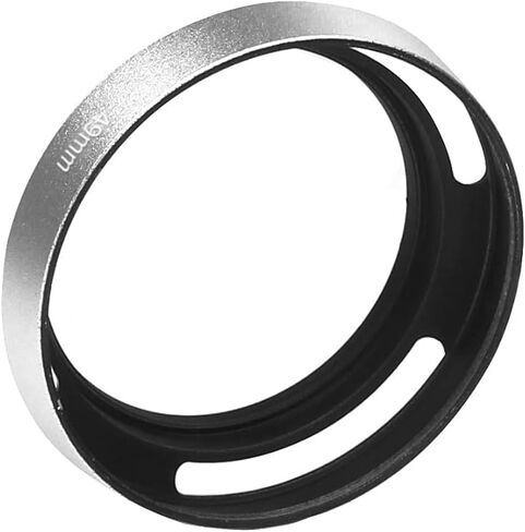 عدسة الكاميرا Bgning Hood Hood Lens Cover Cover Cover Internal Throud Hood متوافقة مع كاميرات Leica/Sony/SLR (أسود 46 مم) in Kuwait