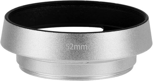 عدسة الكاميرا Bgning Hood Hood Lens Cover Cover Cover Internal Throud Hood متوافقة مع كاميرات Leica/Sony/SLR (أسود 46 مم) in Kuwait