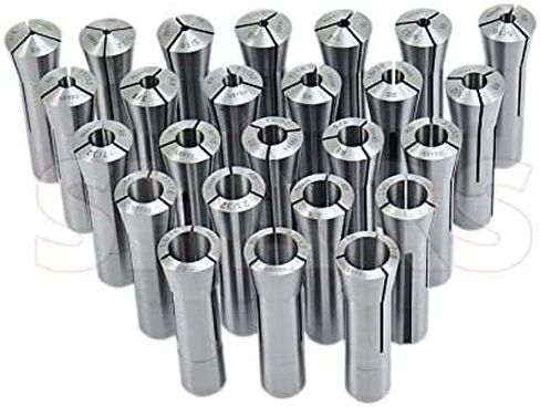SHARS 1/8" - 7/8" BY 32NDS 25 PIECE PRECISION R8 COLLET SET 202-5133 M[ in Saudi Arabia
