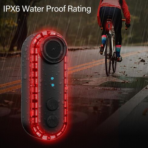 Bike Camera, 1080P 150° Wide Angle Night Recording Safe Cycling, APP for Real time Monitoring in Kuwait