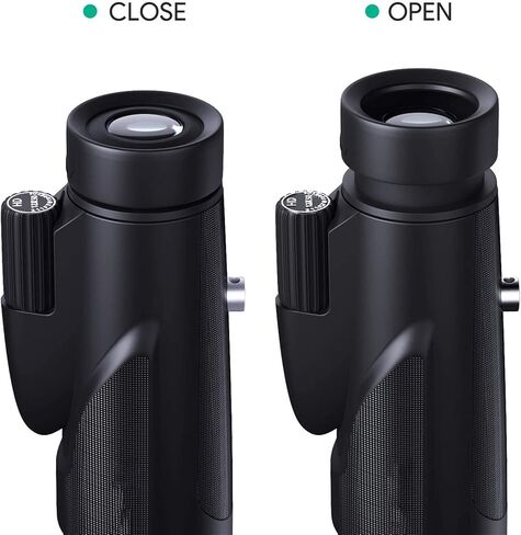 Waterproof Monocular Telescope for Adults - 12 * 50 Binoculars with Smartphone Adapter and Tripod for Bird Watching and Outdoor Adventures in Saudi Arabia
