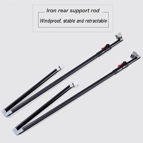 Portable Backdrop Booth Frame Frame Tension Fraph Prope Display عرض لافتة مع حقيبة حمل للحفل الصوتي وحفلة عيد الميلاد والمعرض (حامل فقط) (اللون: أسود ، الحجم: 7.5 × 7.5 ') in Kuwait