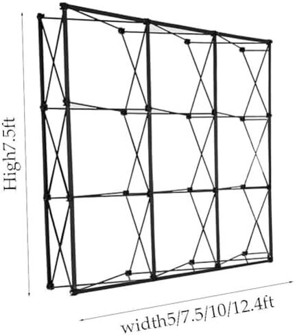 Portable Backdrop Booth Frame Tensens Tension Flug Poppplate Display Stand For Vocal Ford in Kuwait
