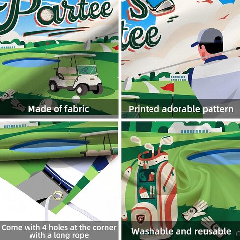 7x5ft دعنا نعلم الجولف موضوع عيد ميلاد خلفية نادي Green Grass Sports خلفية صورة للكبار أطفال جولف عيد ميلاد ديكورات حفلة لافتة صور كشك الاستوديو in Saudi Arabia