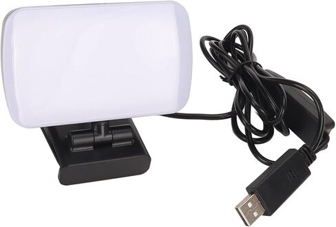 Pilipane Webcam Light USB 3 Colors Light 10 أوضاع تعتيم مرنة مرنة ميني فيديو مصغر للاطلاع على الكمبيوتر المحمول مؤتمر تعليم الفيديو البث المباشر in Saudi Arabia