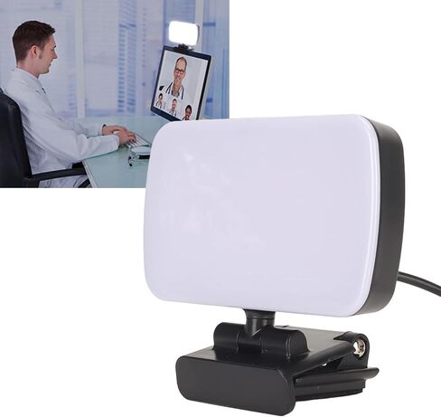 Pilipane Webcam Light USB 3 Colors Light 10 أوضاع تعتيم مرنة مرنة ميني فيديو مصغر للاطلاع على الكمبيوتر المحمول مؤتمر تعليم الفيديو البث المباشر in Saudi Arabia