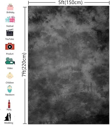 5 × 7 قدم مرقش خلفيات التصوير الفوتوغرافي النمط الرجع in Kuwait