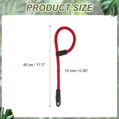 PATIKIL Camera Strap, Nylon Climbing Rope Camera Wrist Strap Digital Camera Hand Strap for Nikon Video Camcorder Monocular Photographers, Red in Saudi Arabia