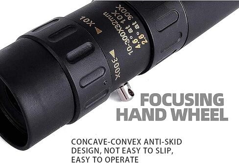 4K 10 300x40mm teapto Zoom أحادي التلسكوب المقاوم للماء الرؤية الليلية أحادية اللون مع حامل الهواتف الذكية وهدايا ترايبود للرجال in Kuwait