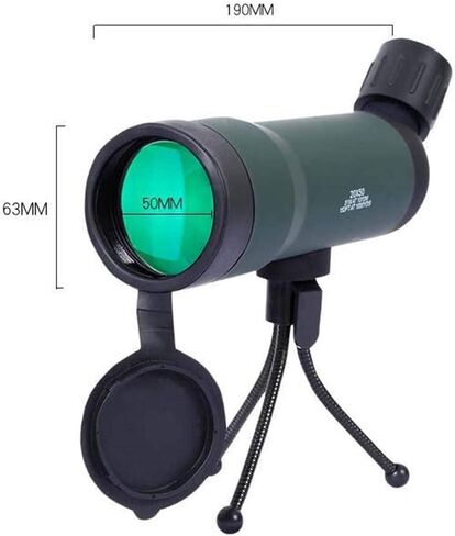 Astronomy Telescope, 20X50 High Power Telescope, Zoom Monocular Telescope with Tripod for Bird Watching Camping Wildlife Traveling in Saudi Arabia