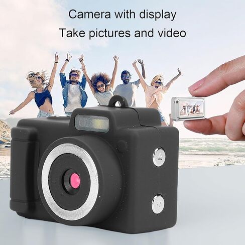 كاميرا Bewinner Mini Keychain ، 1080p FHD Camera Tiny Digital Camera ، شاشة 0.96 بوصة ، مسجل فيديو مضغوط محمول لتسجيل دراسة السفر in Kuwait