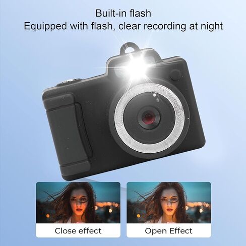 كاميرا Bewinner Mini Keychain ، 1080p FHD Camera Tiny Digital Camera ، شاشة 0.96 بوصة ، مسجل فيديو مضغوط محمول لتسجيل دراسة السفر in Kuwait