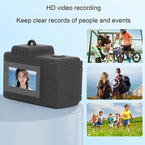 كاميرا Bewinner Mini Keychain ، 1080p FHD Camera Tiny Digital Camera ، شاشة 0.96 بوصة ، مسجل فيديو مضغوط محمول لتسجيل دراسة السفر in Kuwait