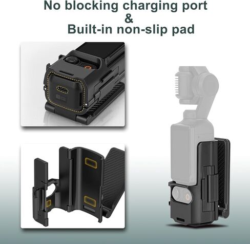 حامل مغناطيسي لـ DJI Osmo Pocket 3 ، وقبلة MATT CAR DJI مع 1/4 بوصة وحذاء بارد ، و OSMO Pocket 3 Accessories Adapter ، 180 ° مقبض مغناطيسي قابل للتعديل in Kuwait