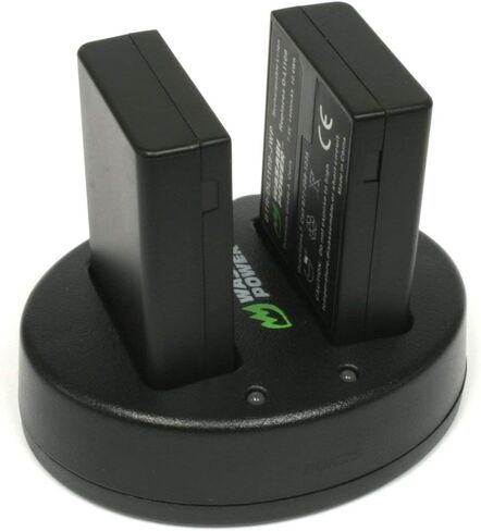 Wasabi Power Dual USB Battery Charger for Pentax D-LI109 and Pentax K-30, K-50, K-70, K-500, K-r, KP in Saudi Arabia