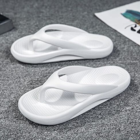 صندان شريحة واحدة للرجال ， Flops Classic Flops ， Men Flip Flops Sport Thong Sandals مع Switch Support Support Slides Beach Pool For Summer (اللون: الأسود ، الحجم: 43-44) in Saudi Arabia