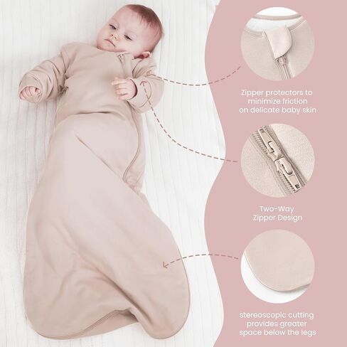 Unisex Sleeping Bag for Babies and Toddlers 3.5 Tog Sleep Sack, Baby Sleep Sack, One piece with sleeves, Gifts for Baby in Kuwait