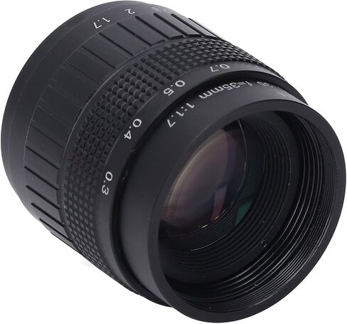 Manual Focusing Prime Lens 35mm F1.7 Alloy Housing Optics TV Industrial Camera in Saudi Arabia