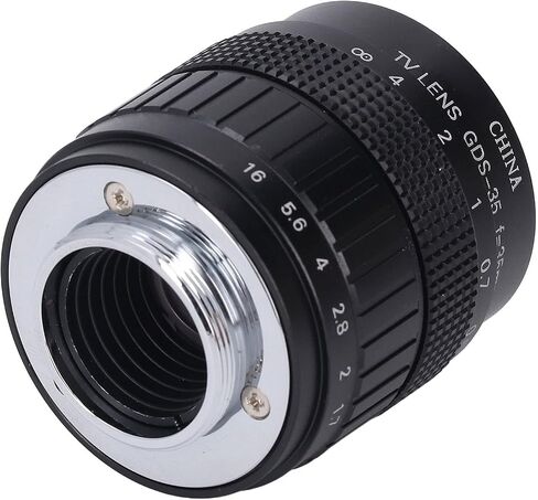 Manual Focusing Prime Lens 35mm F1.7 Alloy Housing Optics TV Industrial Camera in Saudi Arabia