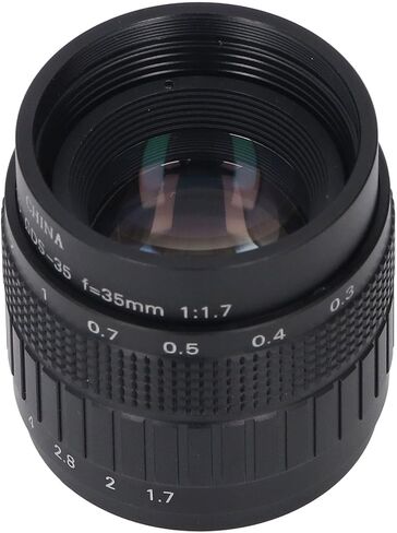 Manual Focusing Prime Lens 35mm F1.7 Alloy Housing Optics TV Industrial Camera in Saudi Arabia