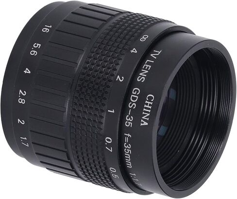 Manual Focusing Prime Lens 35mm F1.7 Alloy Housing Optics TV Industrial Camera in Saudi Arabia