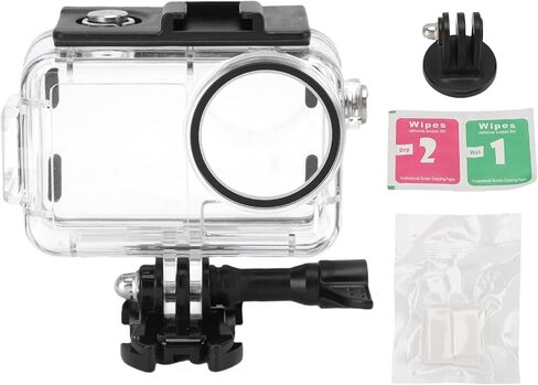 Yoidesu Action Camera Underwater Dive Housing Water Proof Case for Action 5 Pro 4 3 131ft Diving Shell with Tempered Glass Lens Shockproof Leakproof in Saudi Arabia