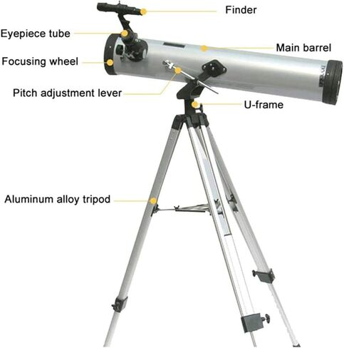 Telescope, Astronomical Refractor Telescope with an Tripod Telescope for Beginners Portable Great Astronomy for to Explore Moon and Planets,for Indoor/Outdoor in Saudi Arabia